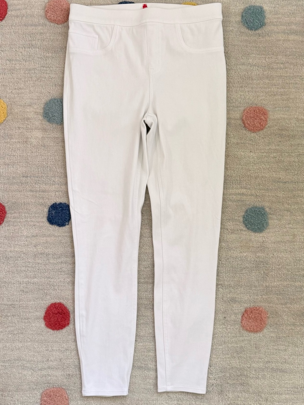 SPANX White Pull-On Leggings